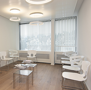 Hautärzte Zentrum Zürisee, Klinikbau Hirslanden GLP Pan Architekten